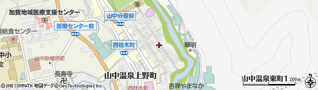石川県加賀市山中温泉東桂木町ヌ41周辺の地図