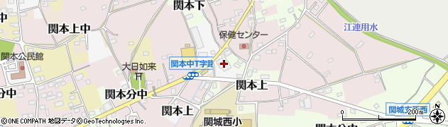 結城信用金庫関城支店周辺の地図