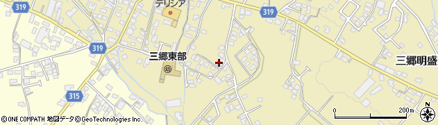 長野県安曇野市三郷明盛1053周辺の地図
