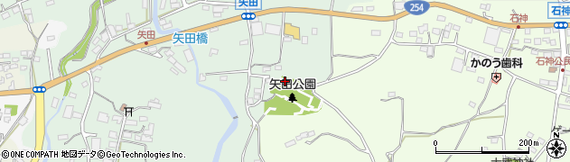 矢田公園周辺の地図