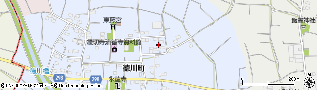 群馬県太田市徳川町319周辺の地図