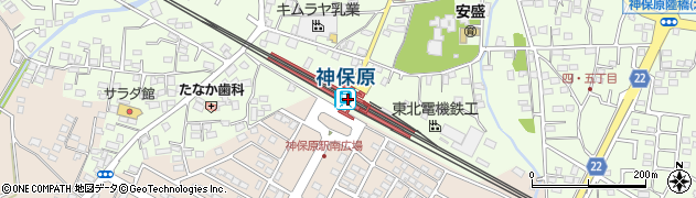 神保原駅周辺の地図