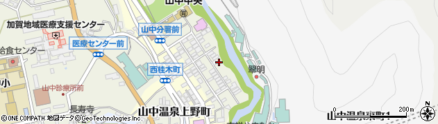 石川県加賀市山中温泉東桂木町ヌ4周辺の地図