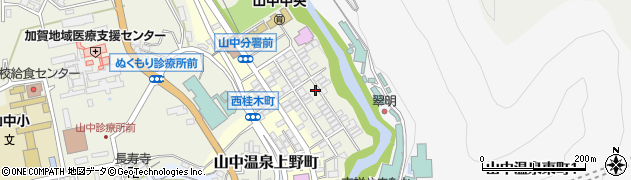 石川県加賀市山中温泉東桂木町ヌ39周辺の地図