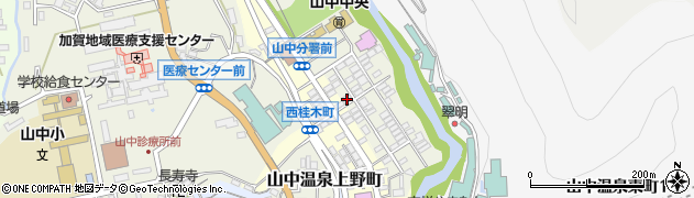 石川県加賀市山中温泉東桂木町ヌ79周辺の地図