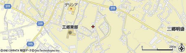 長野県安曇野市三郷明盛1052周辺の地図
