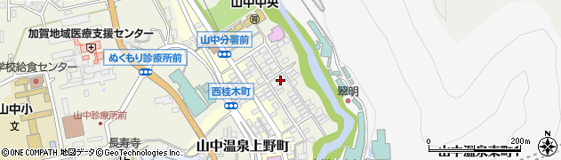 石川県加賀市山中温泉東桂木町ヌ37周辺の地図