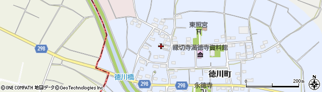 群馬県太田市徳川町438周辺の地図