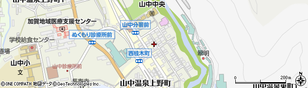 石川県加賀市山中温泉東桂木町ヌ77周辺の地図
