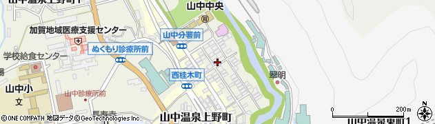 石川県加賀市山中温泉東桂木町ヌ68周辺の地図