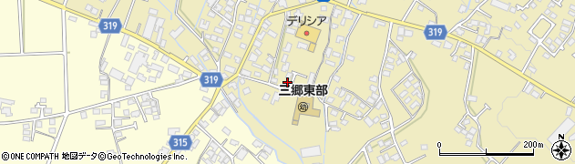 長野県安曇野市三郷明盛1110周辺の地図