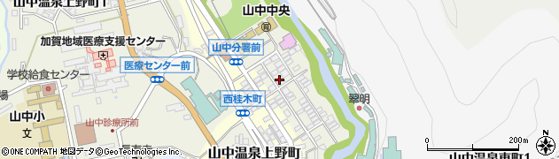 石川県加賀市山中温泉東桂木町ヌ69周辺の地図