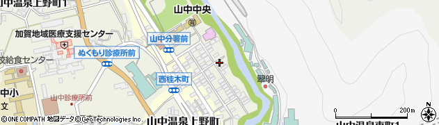 石川県加賀市山中温泉東桂木町ヌ7周辺の地図