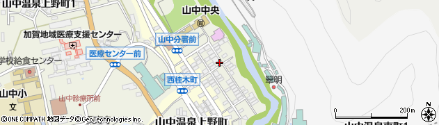 石川県加賀市山中温泉東桂木町ヌ35周辺の地図