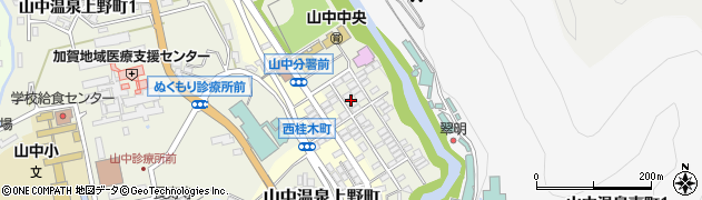 石川県加賀市山中温泉東桂木町ヌ70周辺の地図