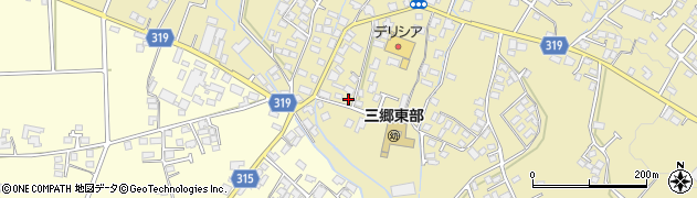 長野県安曇野市三郷明盛1100周辺の地図