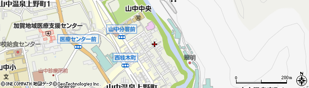 石川県加賀市山中温泉東桂木町ヌ9周辺の地図