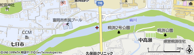 桐渕橋周辺の地図