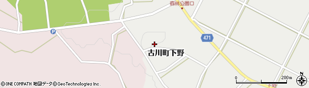 岐阜県飛騨市古川町下野3周辺の地図