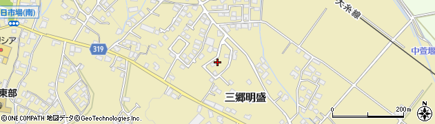 長野県安曇野市三郷明盛1134周辺の地図