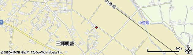 長野県安曇野市三郷明盛1178周辺の地図