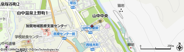 石川県加賀市山中温泉東桂木町ヌ11周辺の地図