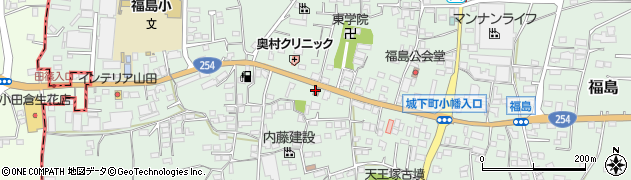 福島郵便局周辺の地図