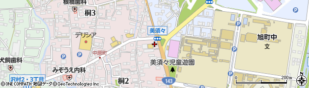 ドミノ・ピザ　松本桐店周辺の地図