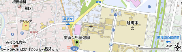 長野県立松本美須々ヶ丘高等学校周辺の地図
