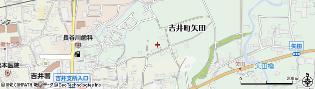 群馬県高崎市吉井町矢田周辺の地図