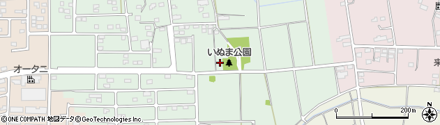 いぬま公園周辺の地図
