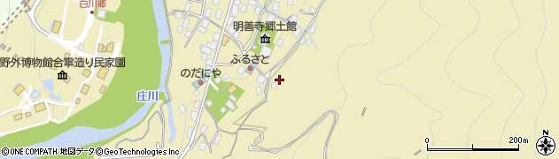 岐阜県大野郡白川村荻町603-1周辺の地図