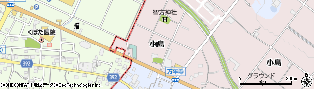 埼玉県本庄市小島周辺の地図