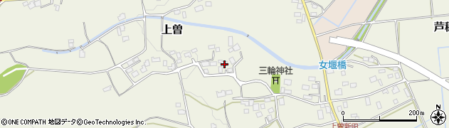 茨城県石岡市上曽874周辺の地図