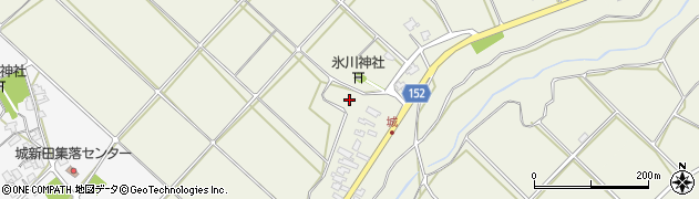 福井県あわら市城周辺の地図