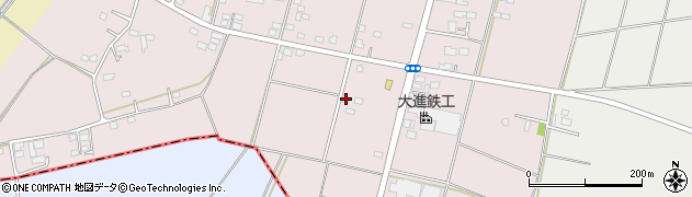 栃木県小山市東黒田323周辺の地図