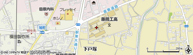 群馬県立藤岡工業高等学校周辺の地図