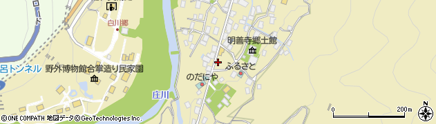 岐阜県大野郡白川村荻町56周辺の地図