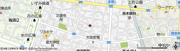 西小泉郵便局周辺の地図