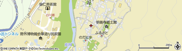 岐阜県大野郡白川村荻町89周辺の地図