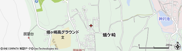 長野県松本市蟻ケ崎周辺の地図