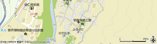岐阜県大野郡白川村荻町702周辺の地図