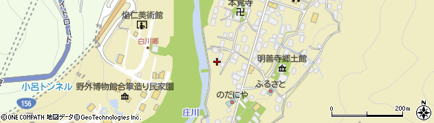 岐阜県大野郡白川村荻町464周辺の地図