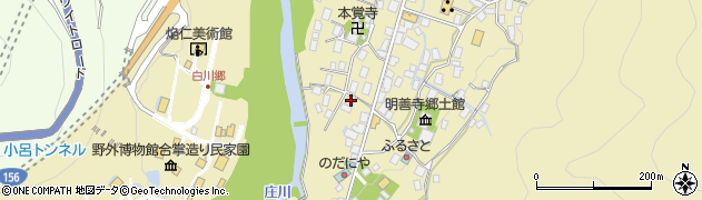 岐阜県大野郡白川村荻町456周辺の地図