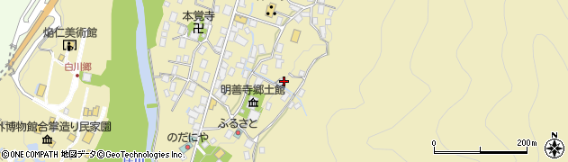 岐阜県大野郡白川村荻町725周辺の地図