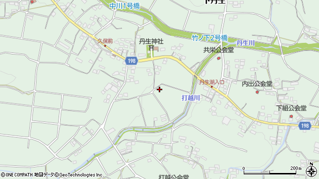 〒370-2462 群馬県富岡市下丹生の地図