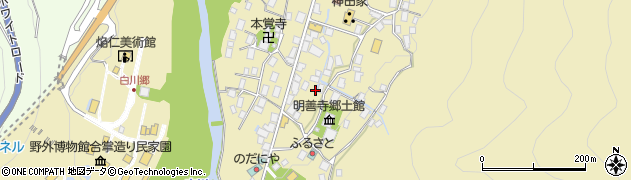 岐阜県大野郡白川村荻町121周辺の地図