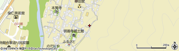 岐阜県大野郡白川村荻町761周辺の地図