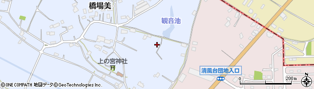 茨城県小美玉市橋場美周辺の地図