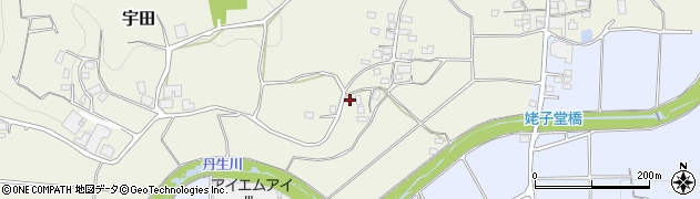 群馬県富岡市宇田801周辺の地図